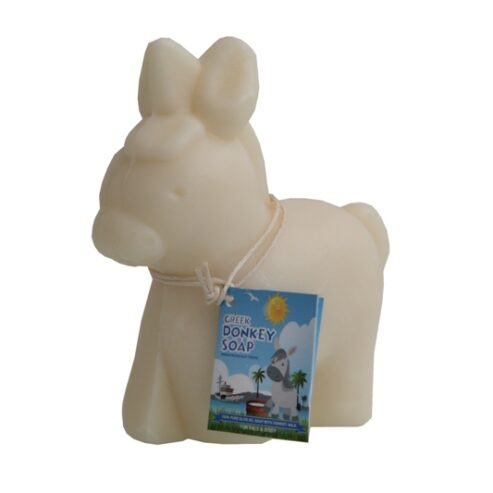 Donkey Milk Soap in donkey shape - White